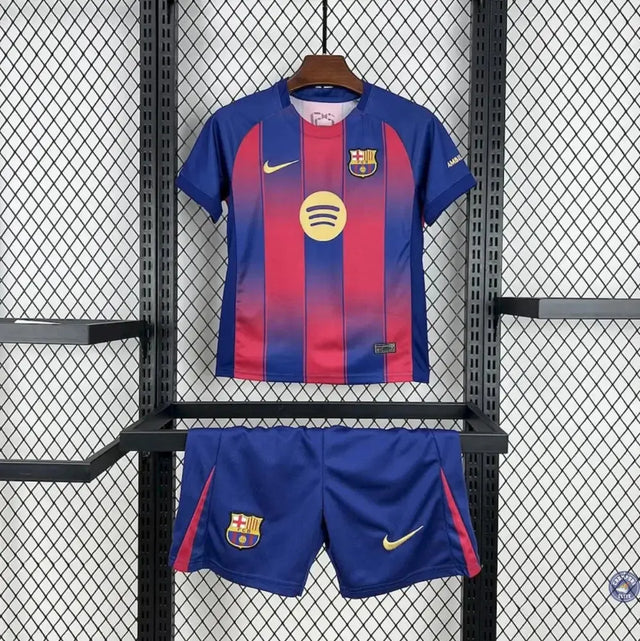 Kits Enfants FC Barcelone 2025/26 Domicile