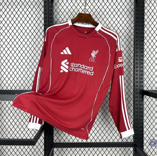 Maillot Liverpool 2025/26 Domicile à manches longues