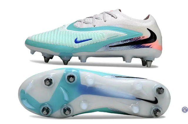 Nike Phantom 6 Elite SG Low Cut United Pack 002 - Blanc/Turquoise/Violet
