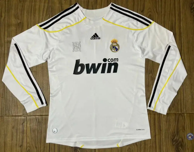 Maillot Real Madrid 2009/10 Domicile à manches longues