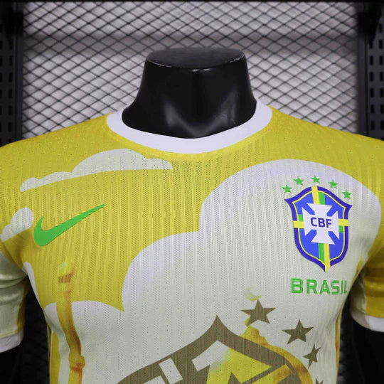 Maillot Brésil Concept 2025 Jaune
