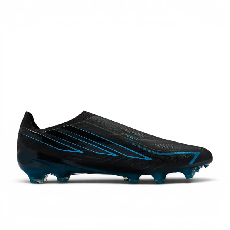 Adidas F50 Hyperfast Elite Laceless FG Immortal DNA - Noir/Lucid Ray Blue — visuel 4 sur 4