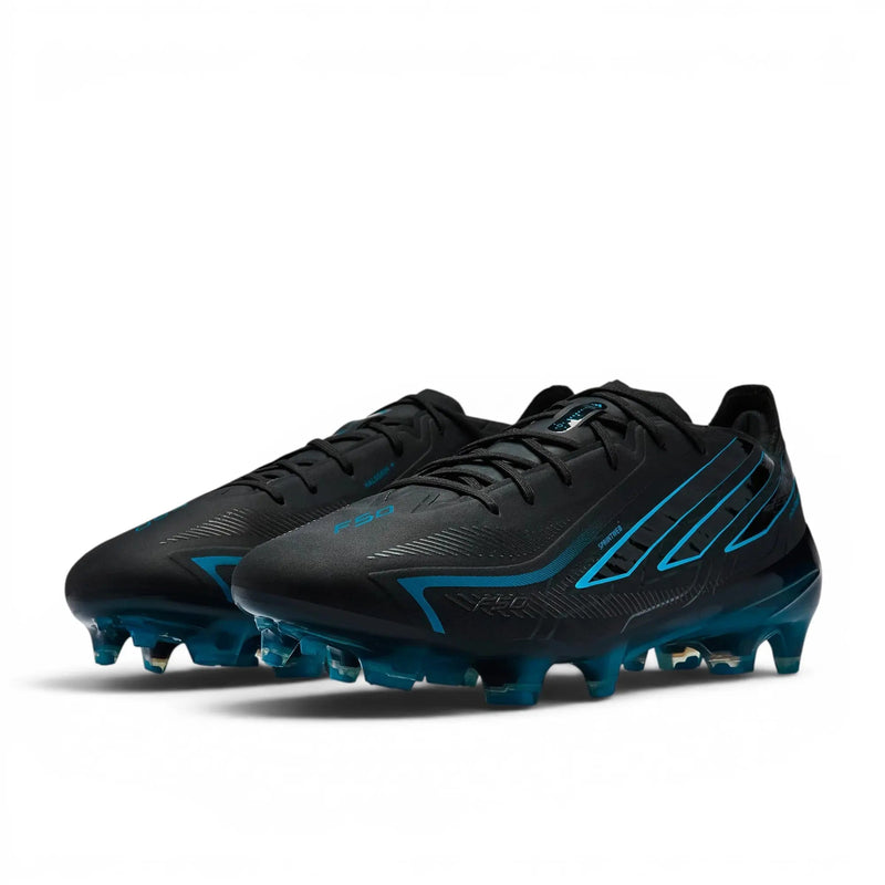 Adidas F50 Hyperfast Elite FG Immortal DNA - Noir/Lucid Ray Blue — visuel 1 sur 4
