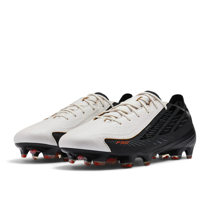 Adidas F50 Hyperfast Elite FG L-Tech - Argenté/Noir/Solar Orange — visuel 1 sur 4