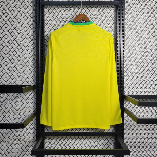 Maillot Brésil Domicile 2022/23 Coupe du Monde Manche Longue