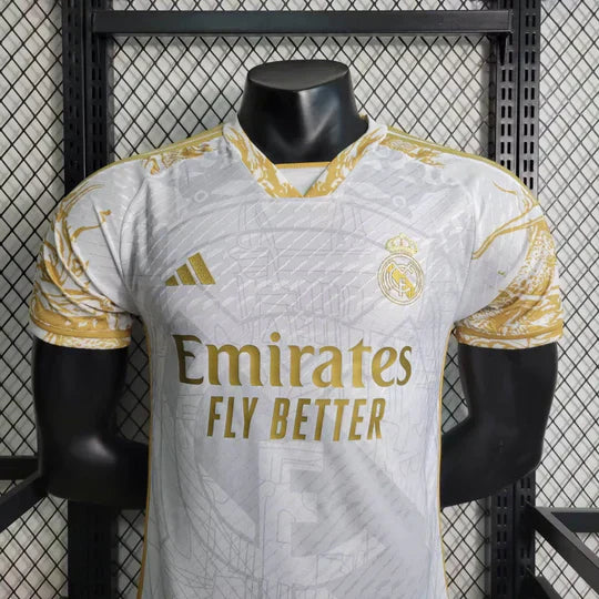 Maillot Real Madrid saison 2023-2024 édition limitée doré