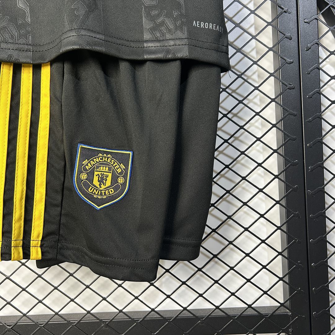 Manchester United 25/26 Third Kids Kit – Ensemble Jeune Foot