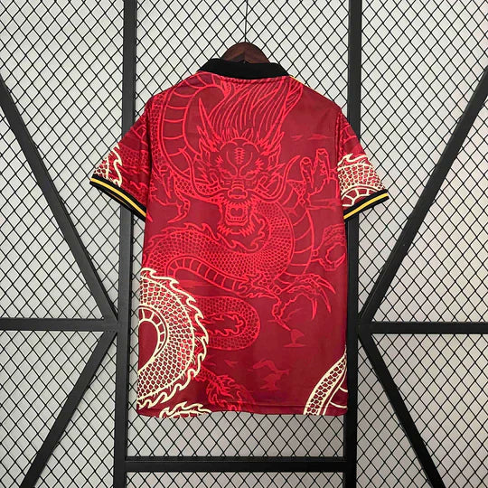 Maillot 2024/25 Real Madrid Concept Dragon Rouge