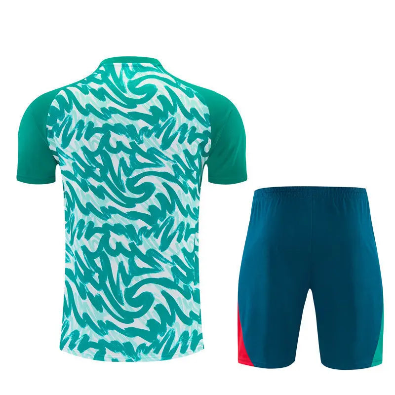 Ensemble Training Portugal Camouflage Vert Blanc 2026/2027 — visuel 2 sur 2