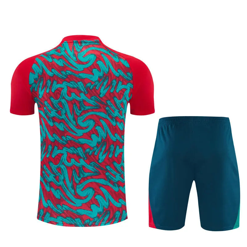 Ensemble Training Portugal Camouflage Vert Rouge 2026/2027 — visuel 2 sur 2