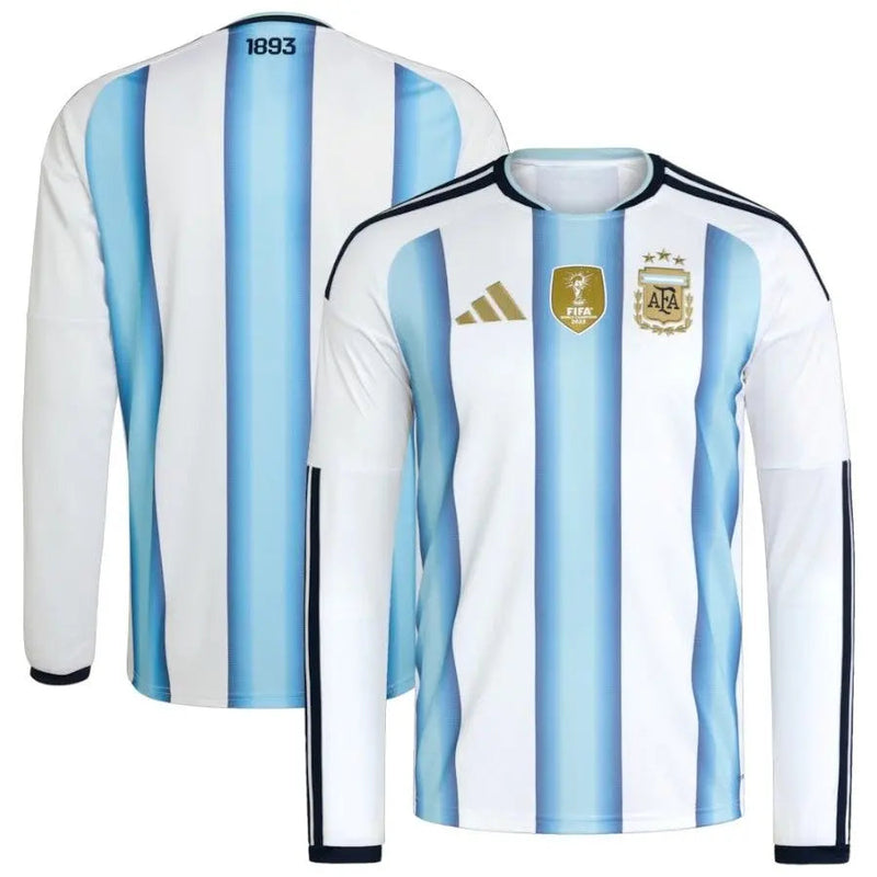 Maillot Argentine Coupe du Monde 2026 Domicile Manches Longues — visuel 3 sur 4