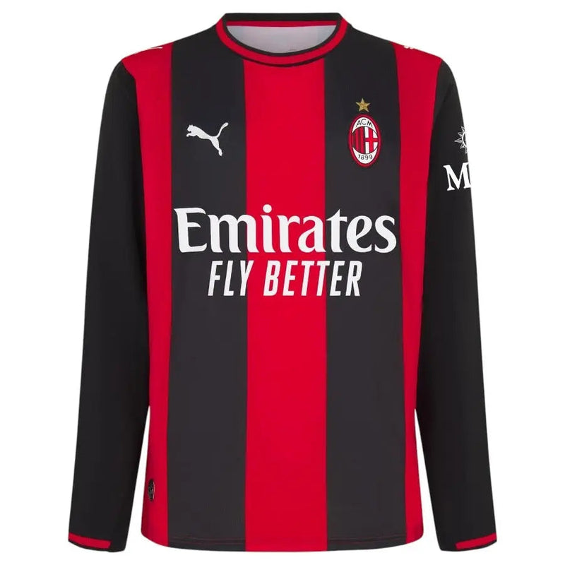 Maillot AC Milan Domicile Manches Longues 2026/2027 — visuel 1 sur 2