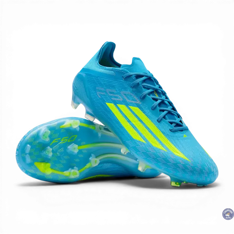 Adidas F50 Elite FG Ice Cold Precision - Bleu/Jaune — visuel 1 sur 4