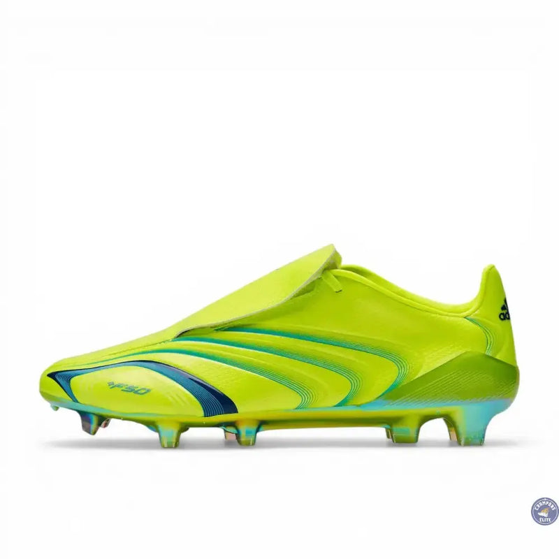 Adidas F50 Elite x Tunit FG - Citron/Bleu Royal/Aquamarine — visuel 4 sur 4