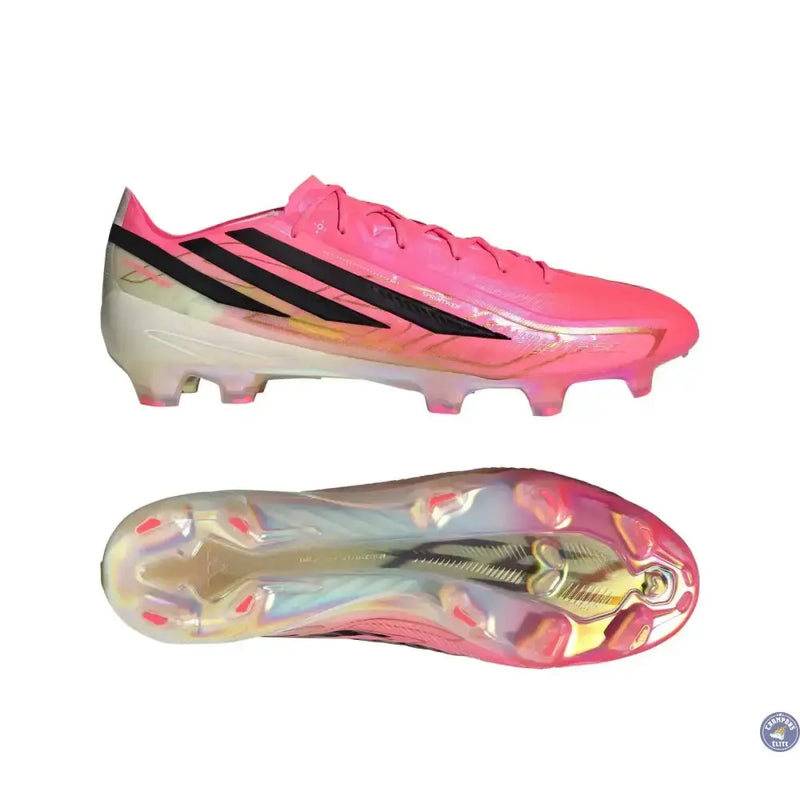 Adidas F50 Hyperfast Elite FG Road to Glory - Solar Turbo/Noir/Doré — visuel 1 sur 4