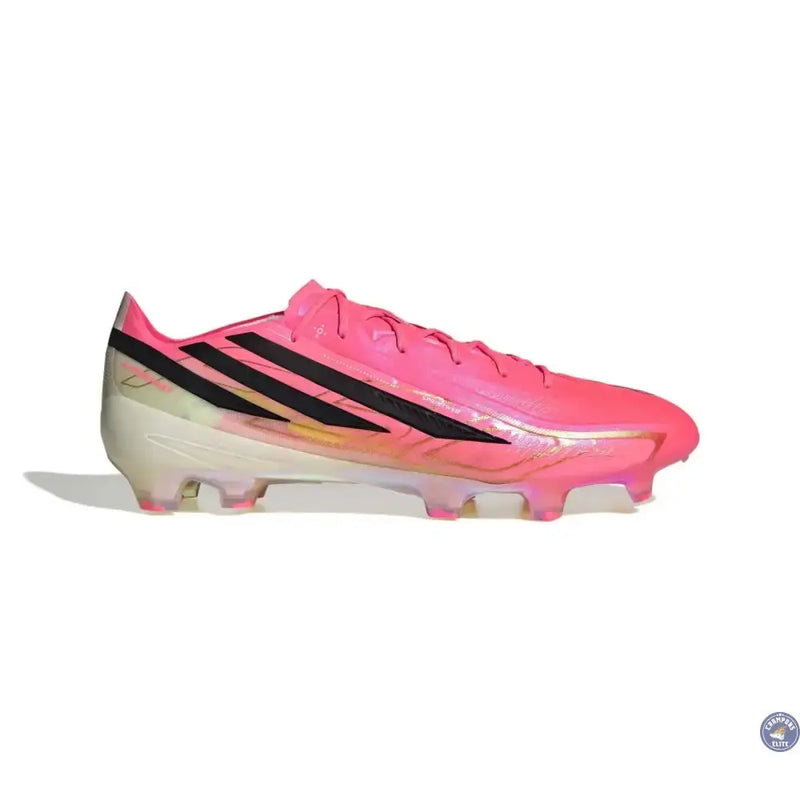 Adidas F50 Hyperfast Elite FG Road to Glory - Solar Turbo/Noir/Doré — visuel 2 sur 4