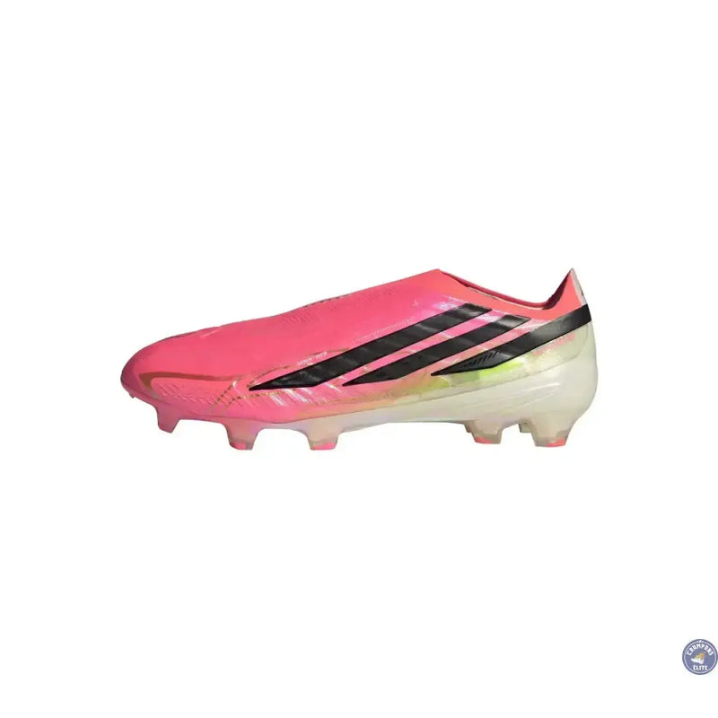 Adidas F50 Hyperfast Elite Laceless FG Road to Glory - Solar Turbo/Noir/Doré — visuel 4 sur 4