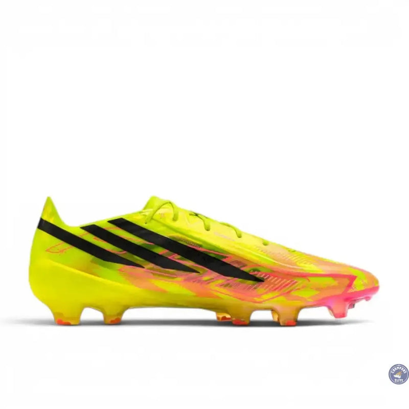 Adidas F50 Hyperfast Evo FG Too Light - Jaune/Noir/Solar Turquoise ÉDITION LIMITÉE — visuel 3 sur 4