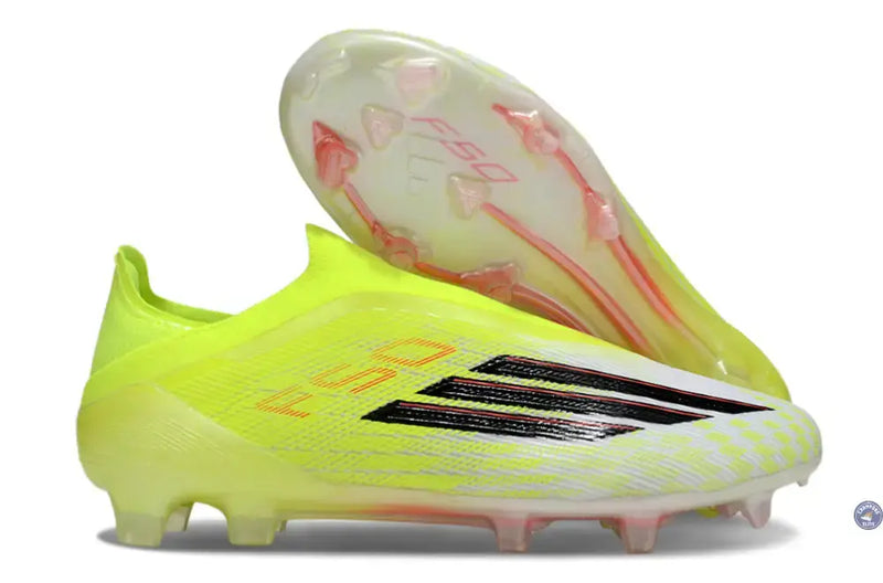 Adidas F50 Laceless Elite FG Born For Goals - Jaune/Noir/Rouge — visuel 2 sur 4