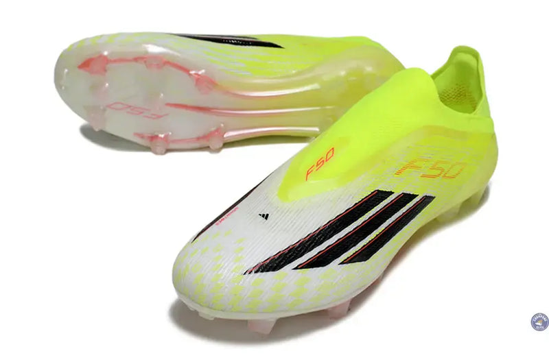 Adidas F50 Laceless Elite FG Born For Goals - Jaune/Noir/Rouge — visuel 1 sur 4