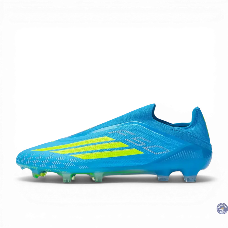Adidas F50 Laceless Elite FG Ice Cold Precision - Bleu/Jaune — visuel 4 sur 4