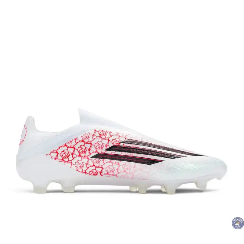 Adidas F50 Laceless Elite FG Lamine Yamal Heartbreaker - Blanc/Rose — visuel 3 sur 4