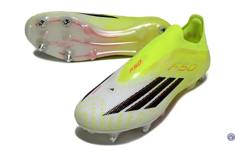 Adidas F50 Laceless Elite SG Born For Goals - Jaune/Noir/Rouge — visuel 1 sur 4