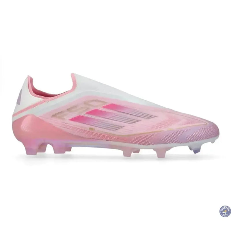 Adidas F50 Lamine Yamal Laceless FG - Rose/Blanc — visuel 1 sur 4