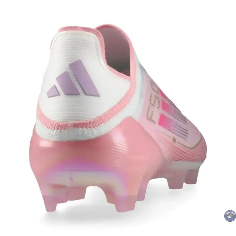 Adidas F50 Lamine Yamal Laceless FG - Rose/Blanc — visuel 4 sur 4