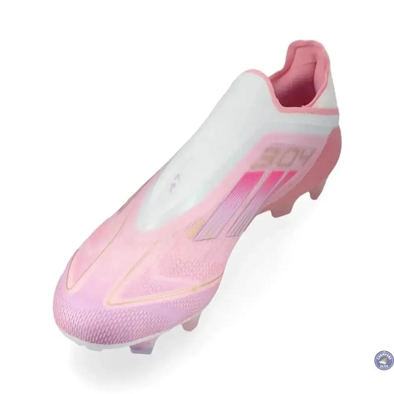 Adidas F50 Lamine Yamal Laceless FG - Rose/Blanc — visuel 2 sur 4