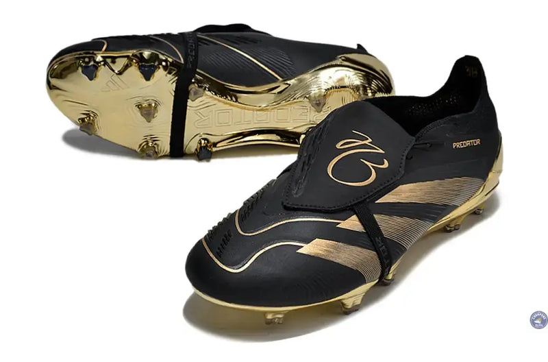 Adidas Predator 24 Elite Fold-over Tongue FG Belligold - Noir/Doré Édition Limitée — visuel 2 sur 3
