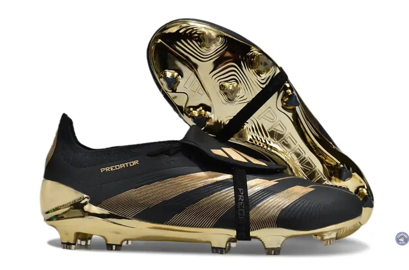 Adidas Predator 24 Elite Fold-over Tongue FG Belligold - Noir/Doré Édition Limitée — visuel 1 sur 3