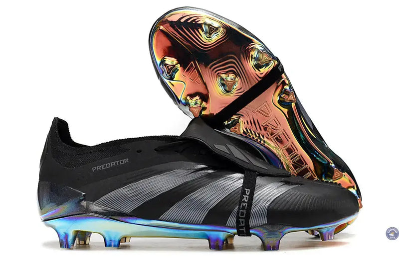Adidas Predator 24 Elite Fold-over Tongue FG Nightstrike - Noir/Gris — visuel 1 sur 2