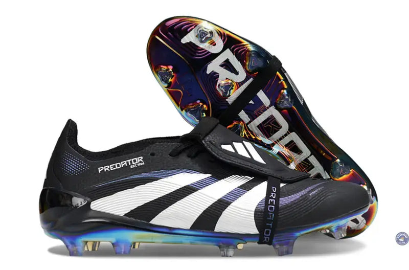 Adidas Predator 25 Fold-over Tongue FG - Noir/Violet/Multicolor — visuel 1 sur 4