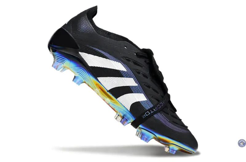 Adidas Predator 25 Fold-over Tongue FG - Noir/Violet/Multicolor — visuel 3 sur 4