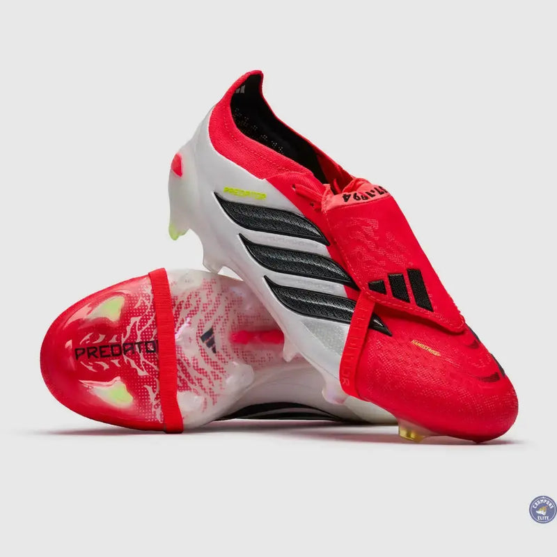 Adidas Predator 26 Elite Fold-over Tongue FG Born For Goals - Rouge/Noir/Blanc — visuel 1 sur 4