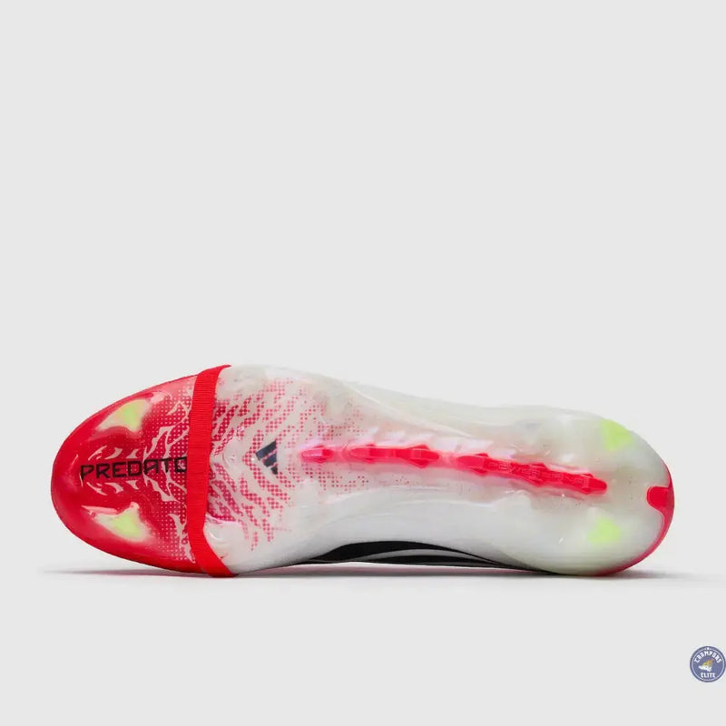 Adidas Predator 26 Elite Fold-over Tongue FG Born For Goals - Rouge/Noir/Blanc — visuel 4 sur 4