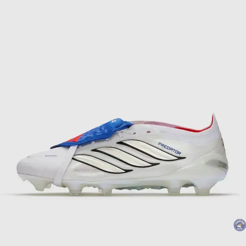 Adidas Predator 26 Elite Fold-over Tongue FG Jude Bellingham - Blanc/Bleu/Rouge — visuel 2 sur 4