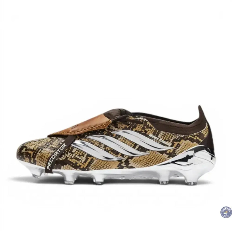 Adidas Predator 26 Elite Fold-over Tongue FG Wales Bonner - Marron/Argenté ÉDITION LIMITÉE — visuel 2 sur 4