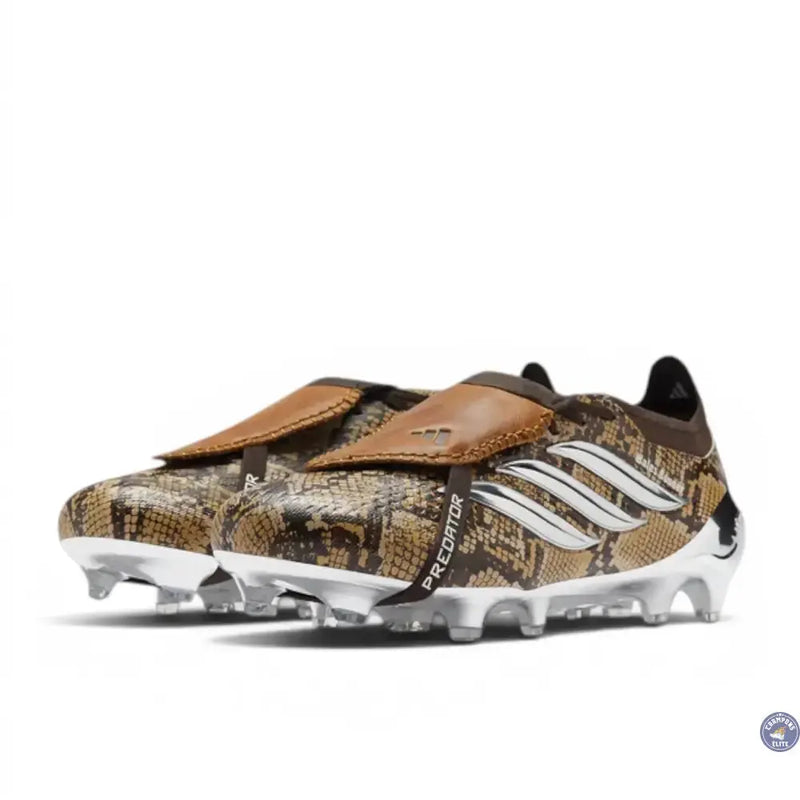 Adidas Predator 26 Elite Fold-over Tongue FG Wales Bonner - Marron/Argenté ÉDITION LIMITÉE — visuel 4 sur 4