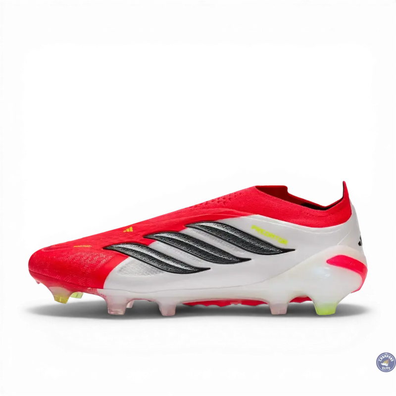 Adidas Predator 26 Laceless FG Born for Goals - Rouge/Noir/Blanc — visuel 4 sur 4