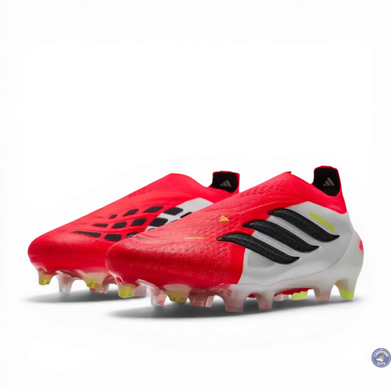 Adidas Predator 26 Laceless FG Born for Goals - Rouge/Noir/Blanc — visuel 2 sur 4