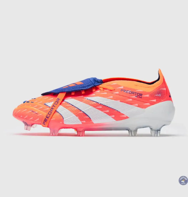 Adidas Predator Elite Fold-over Tongue FG Coral Blaze - Coral/Blanc/Orange — visuel 3 sur 4