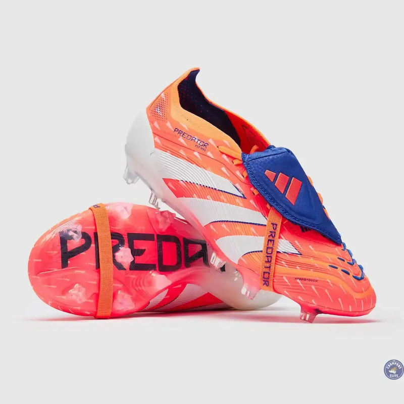 Adidas Predator Elite Fold-over Tongue FG Coral Blaze - Coral/Blanc/Orange — visuel 1 sur 4