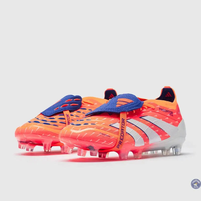 Adidas Predator Elite Fold-over Tongue FG Coral Blaze - Coral/Blanc/Orange — visuel 2 sur 4