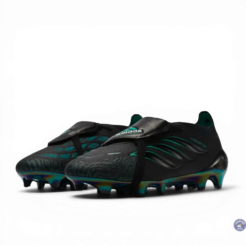 Adidas Predator Tongue FG - Noir/Vert Equipment — visuel 2 sur 4