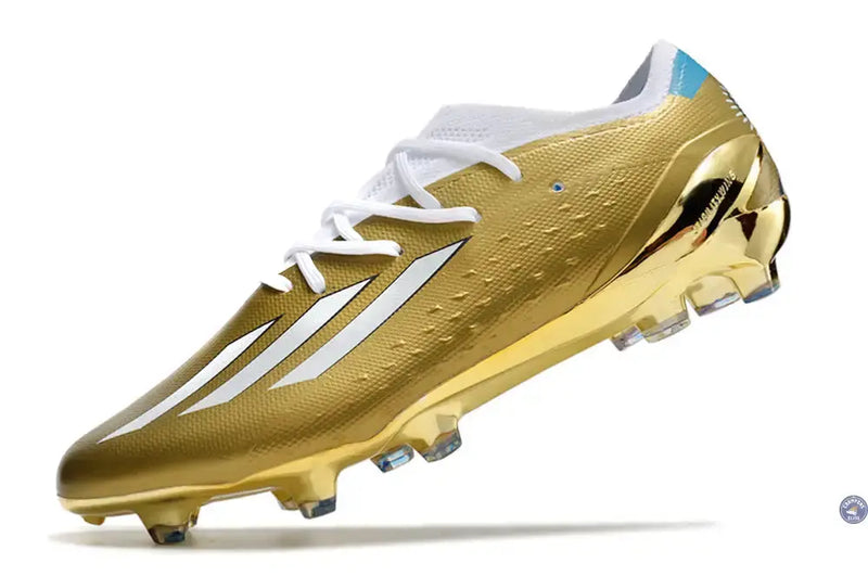 ADIDAS X SPEEDPORTAL MESSI .1 FG LEYENDA - DORÉ/BLANC/BLEU — visuel 4 sur 4