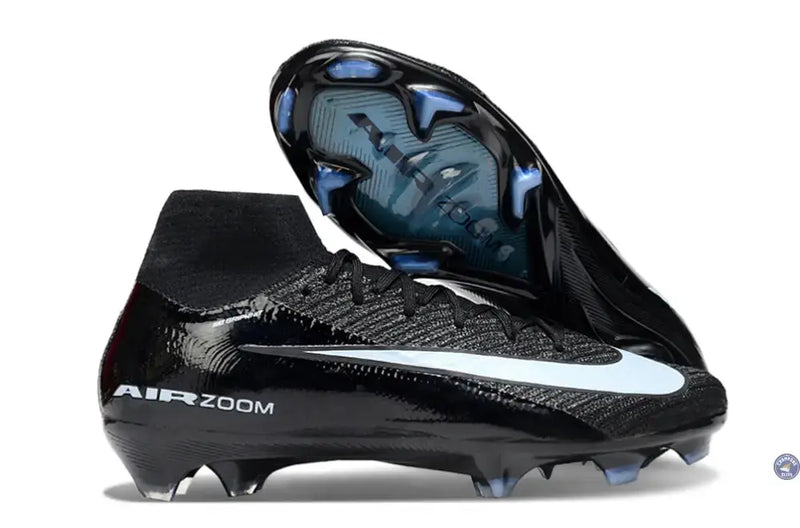 Air Zoom Mercurial Superfly 10 Elite FG Shadow - Noir/Bleu — visuel 1 sur 4