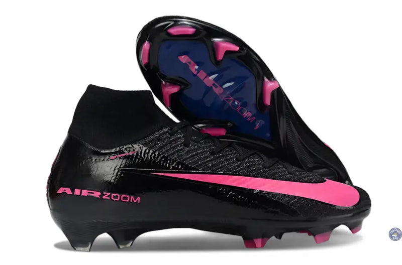Air Zoom Mercurial Superfly 10 FG - Noir/Rose/Bleu — visuel 1 sur 4