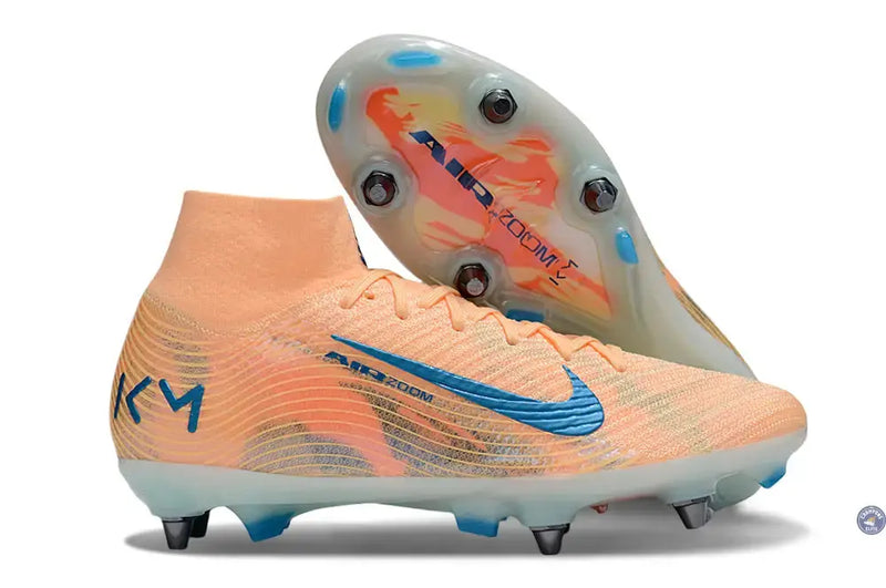 Air Zoom Mercurial Superfly 10 SG Kylian Mbappe - Orange/Bleu turquoise SG — visuel 2 sur 4